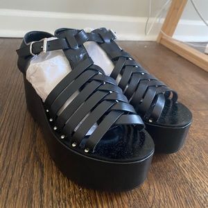Never worn M. Gemi shoes/sandals with bag (no box)
